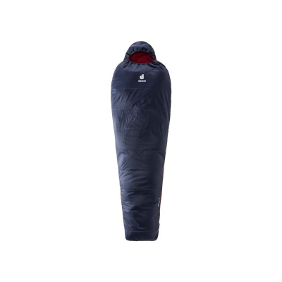 Qese fjetje Deuter Dreamlite, sintetike, formë mummy, blu e errët