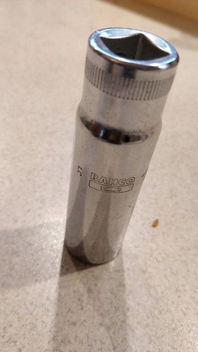Çelës tub Bahco Socket, 1/2", 32mm, i gjatë