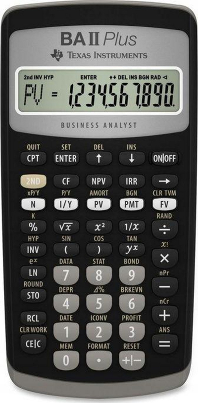 Texas Instruments BA II Plus Финансиски Калкулатор