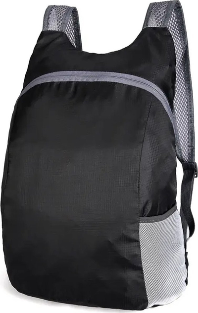Çantë shpine BQ70, palosëse, 20L, e zezë
