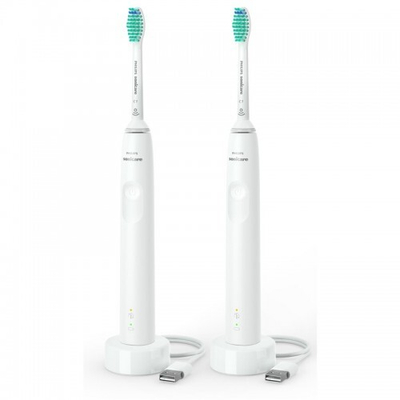 Сет електрични звучни четки за заби Sonic 3100 Philips HX3675/13, бели