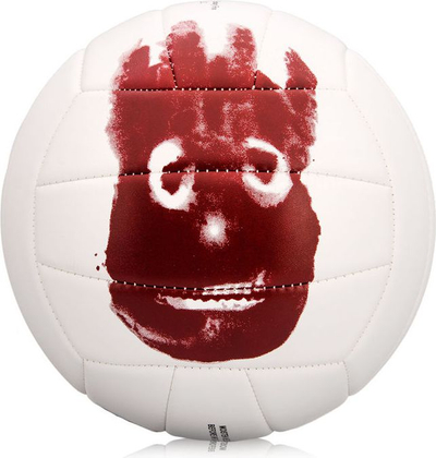 Top volejbolli i vogël Wilson MR Cast Away WTH14115XDEF, për koleksion, i bardhë me kafe