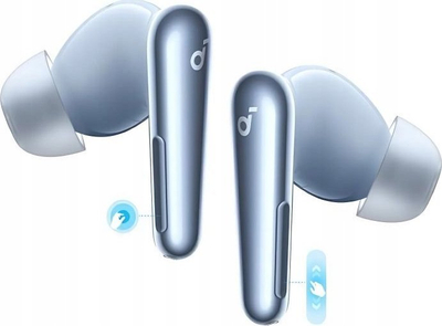 Kufje wireless Soundcore Liberty 4 Pro, in ear, blu e çelët me shkëlqim