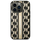 Kapak telefoni Karl Lagerfeld Monogram Stripe për iPhone 14 Pro Max, 6.7", i zi