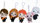 Set me varëse lodër pelushi YuMe Toys Harry Potter, 12 copë, me karabinë, shumëngjyrëshe