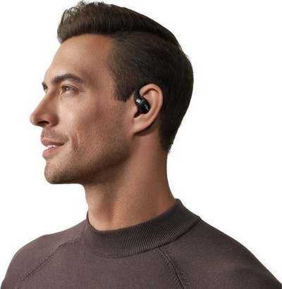 Безжични слушалки Shokz OpenFit, Bluetooth 5.2, 7 часа батерија, црни