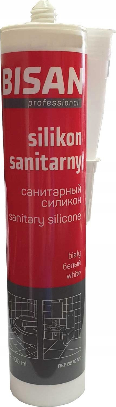 Silikon sanitar Pattex, 300 ml, kundër mykut, i bardhë