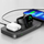 Karikues wireless Unitek MagMighty Combo 6, 6 në 1, power bank 2400 mA, i zi