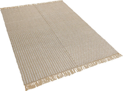 Tapet Beliani ADABAG, jute edhe pambuk, 140x200 cm, bezhë krem