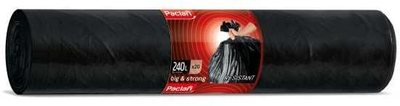 Qese plehrash Paclan Big and Strong, 240L, të zeza