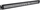 Панел за покривање за шкаф InLine 19111H, 2U, 19", црн