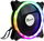 Ventilatorë për kasë Inter-Tech Argus RS-04, set 3x120mm PWM, RGB, të zinj
