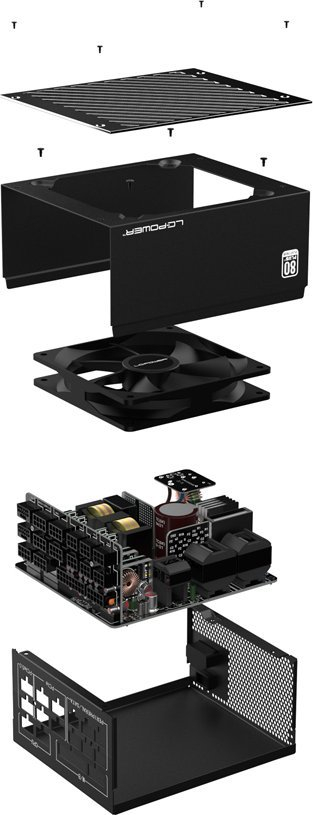 Burim energjie LC-Power LC850P V3.0 ATX 3.0, 850W