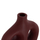 Vazo dekorative tavoline Fliker HM4666.03L, terrakotë, 30 cm, ngjyrë qershi e errët