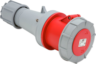 Prizë industriale PCE 235-6 Power Twist, 63A, 5-pin 400V, gri e kuqe