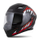 Helmetë moto CASSIDA Orbit StriX, e mbyllur, madhësia XS, e kuqe gri bardhë e zezë