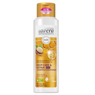 Shampo për flokë dhe balsam për flokë 2 në 1 Lavera 250 ml