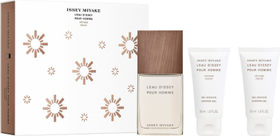 Сет подарок Issey Miyake L'eau D'issey Pour Homme Vetiver, EDT 50ml, гел за туширање 2x50ml, за мажи