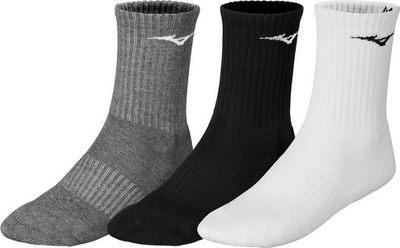 Çorape sporti Mizuno Training Mid 3P 32GX250599, poliestër, paketim 3 palë, të bardha