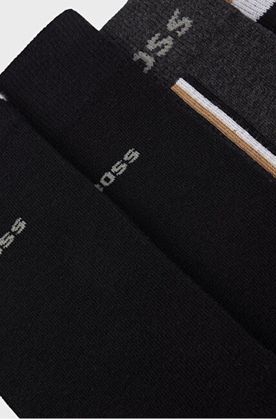 Set çorapesh për meshkuj HUGO BOSS, 4 palë
