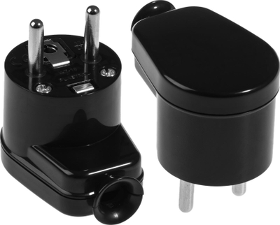 Prizë këndore AWTools WT-16, 230V 16A, set 10 copë, e zezë