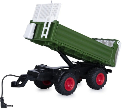 Rimorkio lodër Jamara 423267, aksesore për traktor RC, 1:24, jeshile
