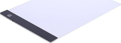 LED таблица за цртање A4, прилагодливо осветлување, со USB, бела