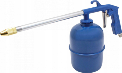 Pistoletë pneumatike për kompresor ajri, 3–5 bar, 113 l/min, gri metalike