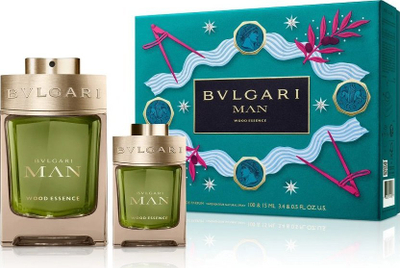 Set parfum Bvlgari Man Wood Essence, Eau de Parfum, 100ml + 15ml, për burra