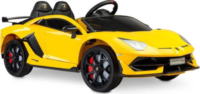 Електричен автомобил за деца Toyz Lamborghini Aventador SVJ, далечински управувач, ЛЕД светла, жолт