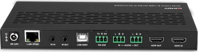 Adapter USB Lindy HDMI USB over IP Encoder, 4K30, PoE, i zi
