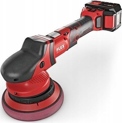 Makine polirimi Flex XFE 15 150 18.0-EC, 18V, 2x 5.0Ah, e kuqe me të zezë