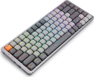Tastierë mekanike Redragon K652 Azure, wireless, RGB, e bardhë