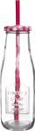 Shishe qelqi me pip, 250ml, kapak metal, transparente