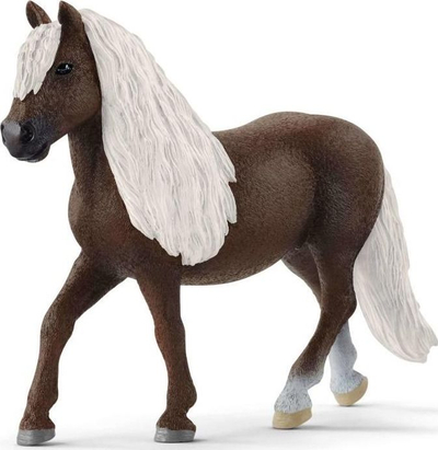 Figurë lodër Schleich, pelë suedeze Swedish Mare, plastikë, e bardhë