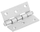 Menteshë mobiljeje TunaBone GB-HINGE07, 50x40mm, metal, e argjendtë