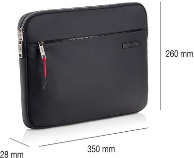 Навлака за лаптоп Miquelrius Bag to Work Series, 13"-14", црна