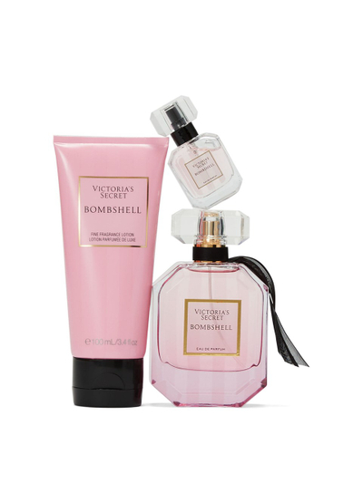 Set Victoria's Secret Bombshell, Eau de Parfum, 50ml + Eau de Parfum, 7.5ml + Losion, 100ml