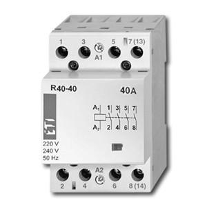 ETI POLAM Модуларен Контактор R 40-40 230V, 4-полен