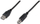 Digitus USB 2.0 Кабел USB-A до USB-B, 1.8 m, Црн
