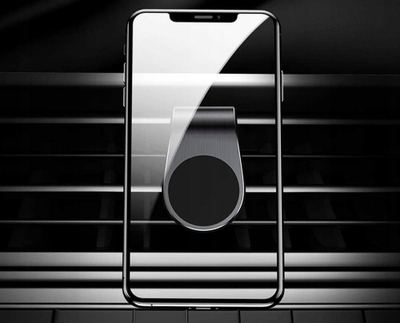 Магнетен држач за автомобил Hello Case T3 SB10017, MagSafe, за решетка за воздух, црн