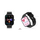 Smartwatch Giewont GW230-2, Bluetooth Call, ekran katror me ngjyra, i zi