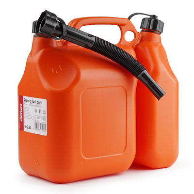Bidon karburanti AMiO 03208 Jerrycan, 6L 2.5L, portokalli