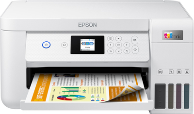 Printer multifunksional Epson EcoTank ET-2856, Inkjet A4, Wi-Fi, i bardhë