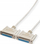 Kabllo serial Roline DB25 F/F, 3m, gri