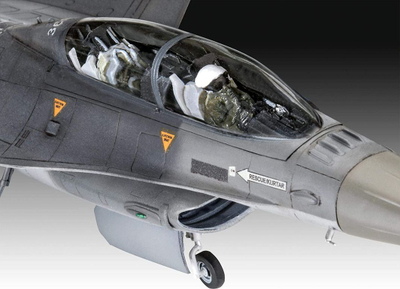 Maketi i avionit Revell Lockheed Martin F-16D Tigermeet 2014, shkallë 1:72, gjatësi 21.3 cm, gri