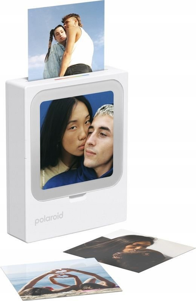 Printer portativ fotosh Polaroid Hi-Print, Bluetooth, 3x3", i bardhë