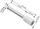 Ferriola kabllosh OEM Cable End Ferrules 0.75/12mm, set 100 copë, e bardhë