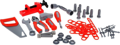 Set veglash lodër Majesterkowicz Tool Set, 64 pjesë, stacion pune 68 cm, i zi me portokalli
