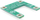 Adapter i brendshëm DeLOCK 65228, Mini PCIe në mSATA, jeshil